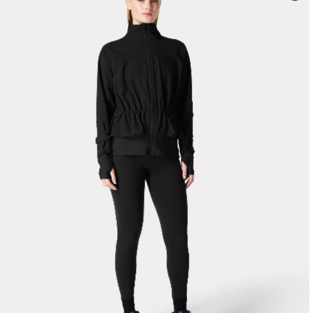 Sweaty Betty ~ Fast Lane Running Jacket ~Deep Blue - Picture 5 of 8